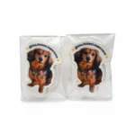 Custom pet sticker order packaged and ready to ship. Windy City Tailz sticker photo.